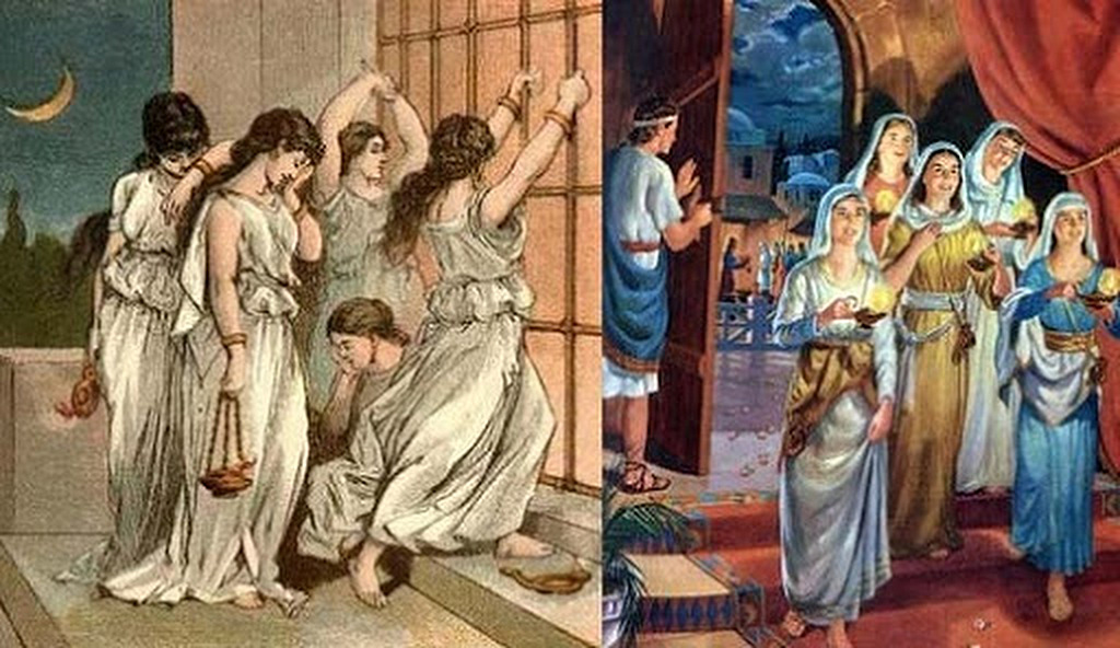 Las vírgenes prudentes e insensatas ante la puerta cerrada de las bodas